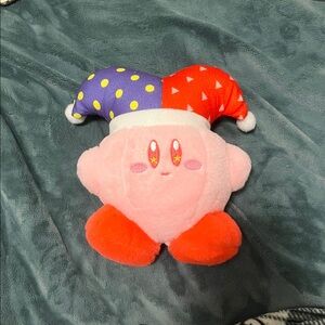KIRBY Fuzzy Plush W/ Marx Hat